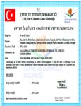 Gebze Yeterlilik Belgesi